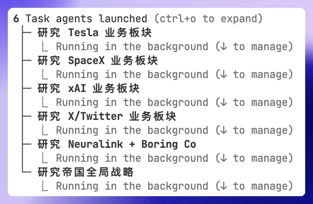 子 Agent 任务分发的 XML 格式代码截图